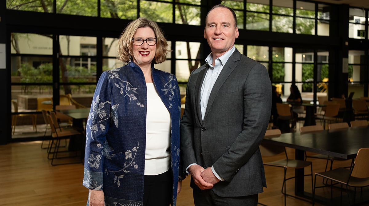 Jenny George and Ken MacKenzie Melbourne Business School