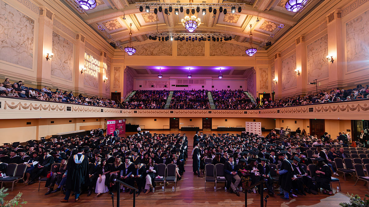 Full-time MBA Graduation | Melbourne Business School