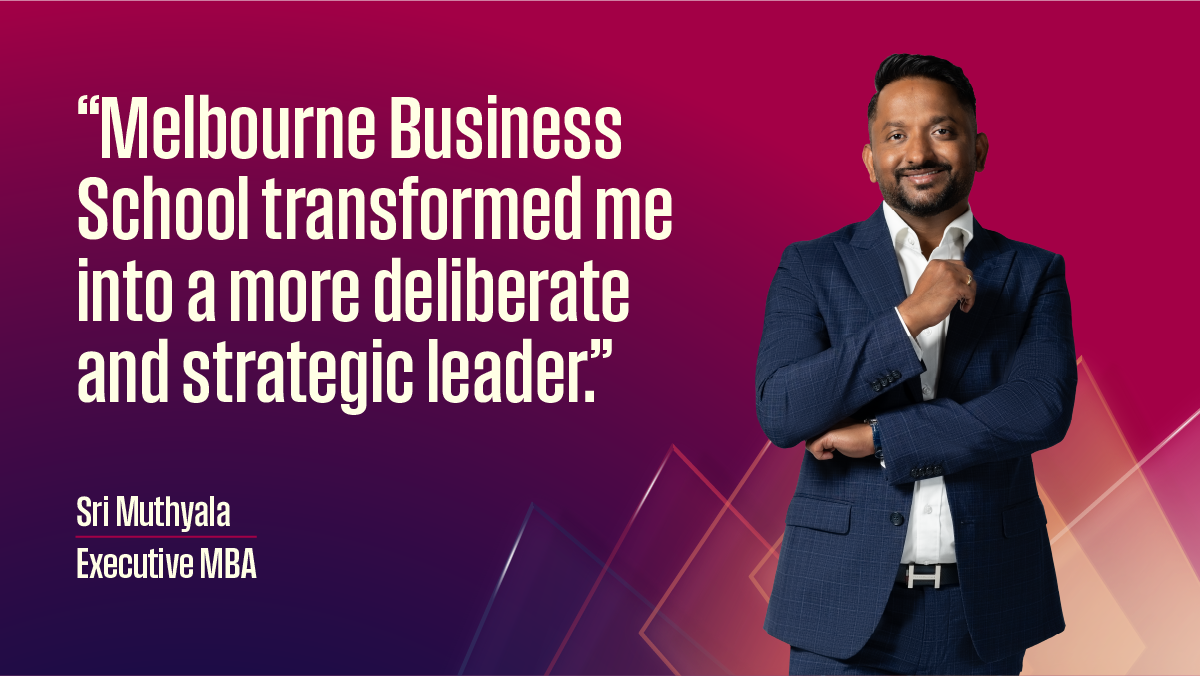 Sri Muthyala | Melbourne Business School