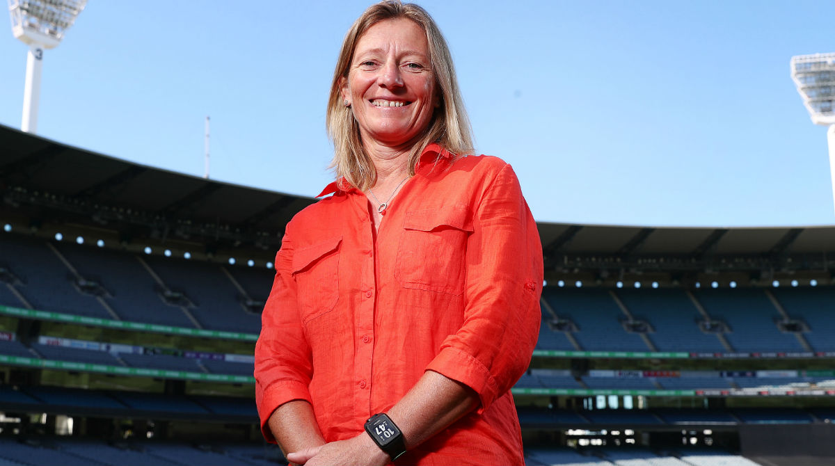 Australian cricket legend Cathryn Fitzpatrick