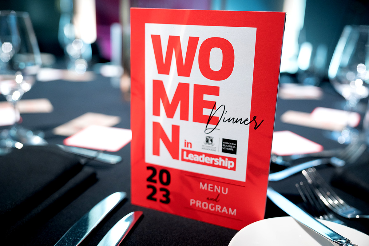 Melbourne Business School's Women in Leadership Dinner 2023