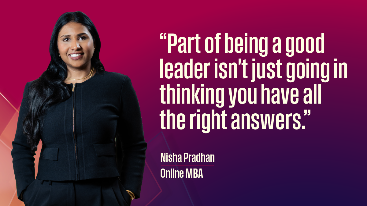 Nisha Pradhan at Melbourne Business School 